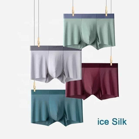 Ice Silk Men's Boxers (Pack of 3)