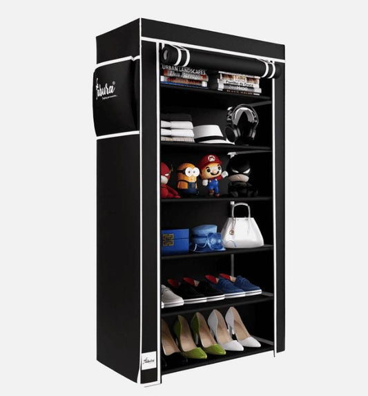 6 Rack Collapsible Wardrobe